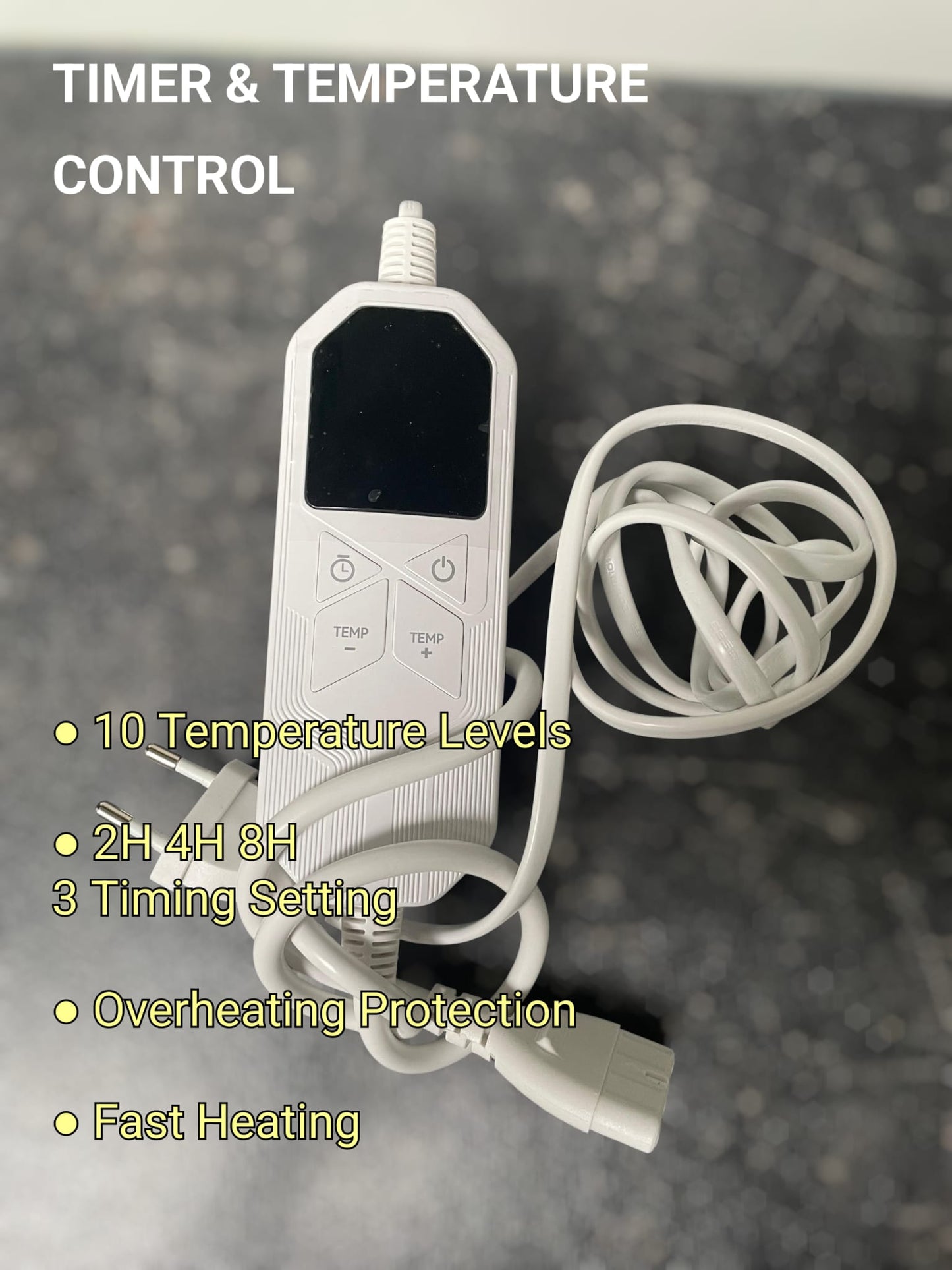 Heated Blanket 10 Heating Levels Electric
