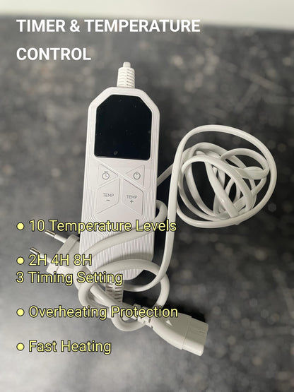 Heated Blanket 10 Heating Levels Electric