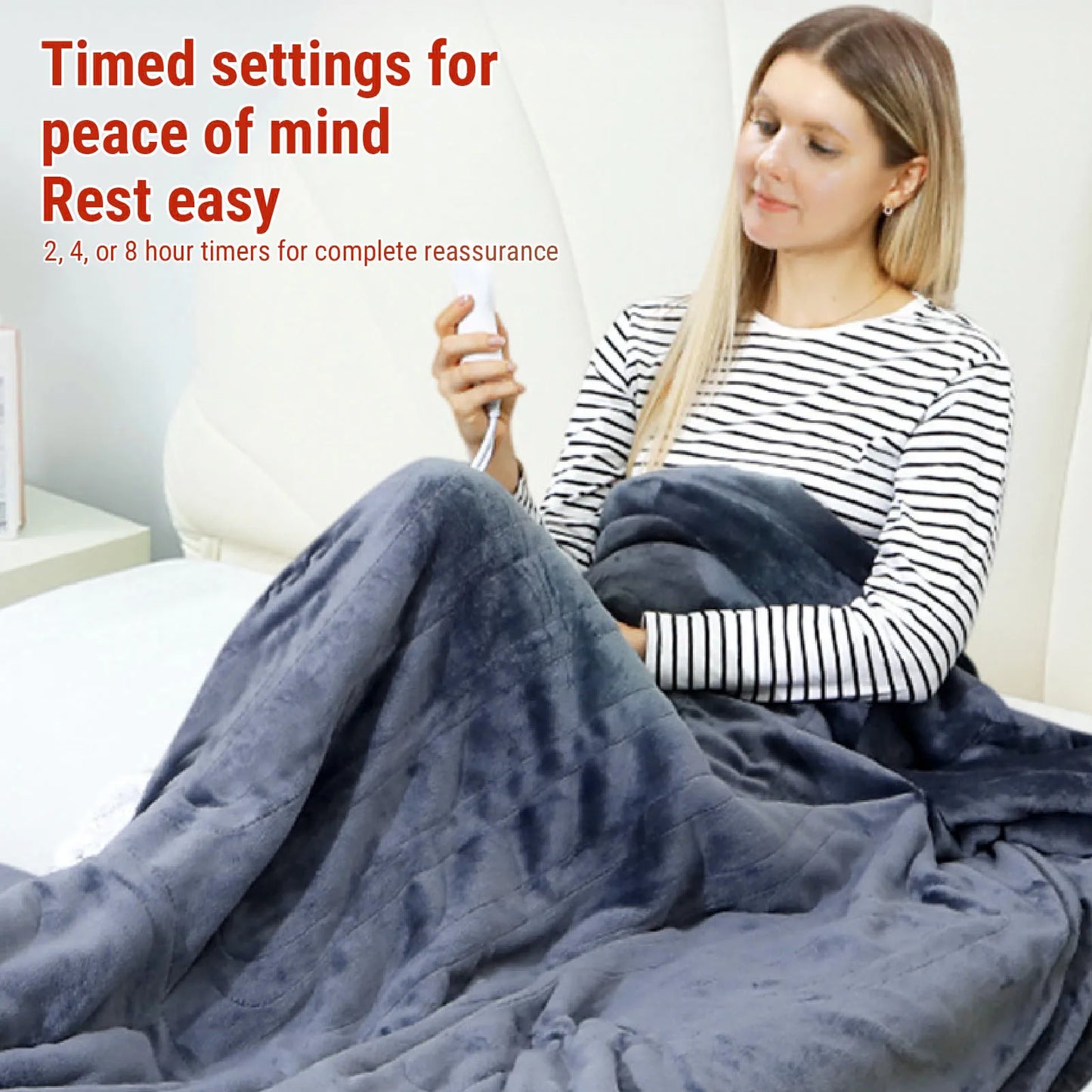 Heated Blanket 10 Heating Levels Electric